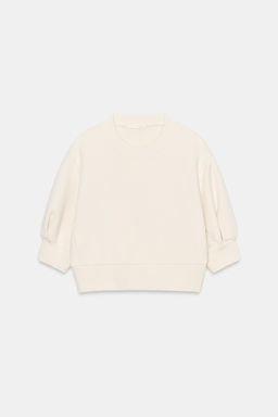 SUDADERA CROP VOLUMEN / Crudo - Zara фото 4