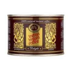 Indian Instant Coffee Classic JFK - Индийский растворимый кофе в банке Классик - 90г