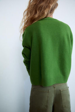 ARGYLE KNIT CARDIGAN - Zara фото 4