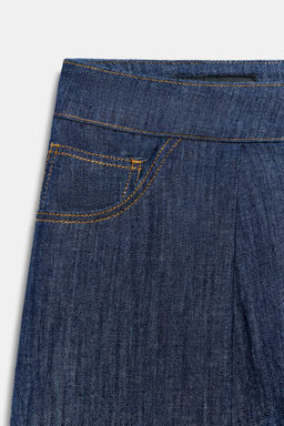 PANTAL?N PLIEGUES CON LINO / ?ndigo - Zara фото 9