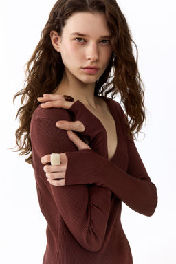 Vestido con detalle girado - H&m фото 5