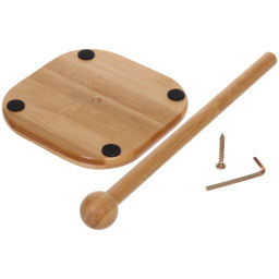 Держатель для бумажных полотенец из бамбука "SHEF" 30см, квадратный