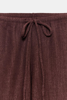 PANTAL?N R?STICO RECTO / Burgundy - Zara фото 7