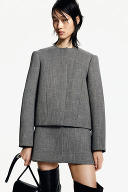 Chaqueta estructurada de sarga