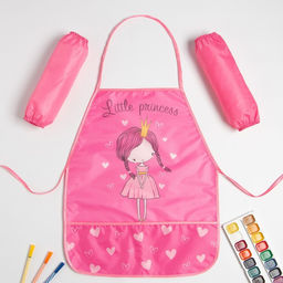 Фартук с нарукавниками детский Этель Cute girl, 49 х 39 см  фото 6