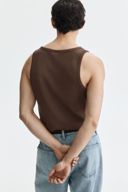 Camiseta sin mangas en canal? Slim Fit - H&m фото 7