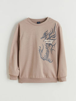 Bisiklet Yaka Erkek ?ocuk Sweatshirt