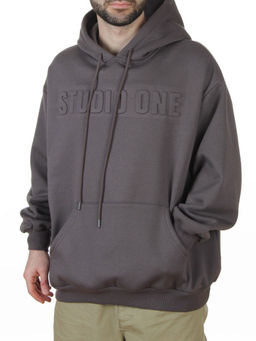 2811 DK. GRAY Худи унисекс мужское (95% хлопок, 5% спандекс)