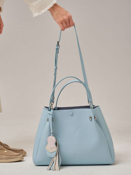 Кожаная сумка Vasilisa DBR 31210 светло-голубой  фото 3