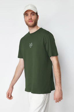 TRENDYOL MAN Siyah Regular/Normal Kesim Kurt Nak?sl? %100 Pamuklu T-Shirt TMNSS24TS00056 - Trendyolmilla фото 51