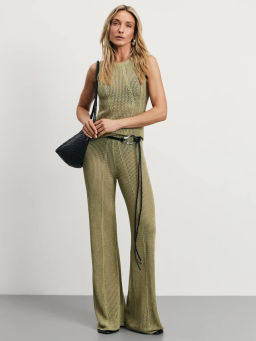 Прямые вязаные брюки / Zarina