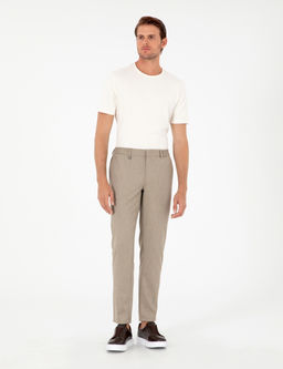 A__k Kahverengi Ex. Slim Fit Kuma_ Pantolon