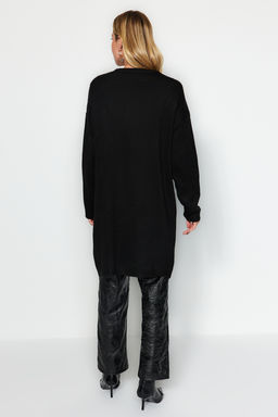 Siyah Yumusak Dokulu Cep Detayl? Triko H?rka TWOAW24HI00381 - Trendyolmilla фото 4