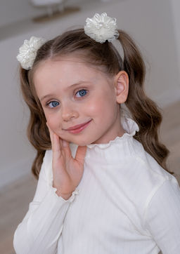 Виола, джемпер трикотажный ванильный/122-60-54 - Alolika фото 7