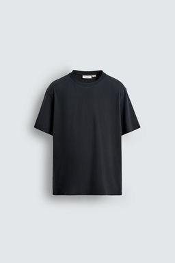 CAMISETA MEDIUM WEIGHT REGULAR FIT ORIGINS / Marino oscuro - Zara фото 7