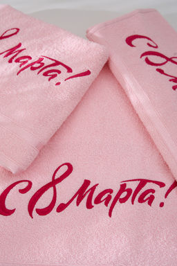 14418/14 "8 марта"полотенце махровое плотность 350гр