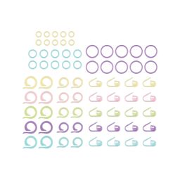 Для вязания Gamma MK-70 кольца маркировочные пластик 70 шт ассорти