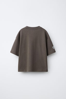 CAMISETA INTERLOCK / Marr?n - Zara фото 2