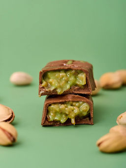 (ЦЕНА ЗА ОДНУ ШТ) Батончик с фисташкой 45 ГРАММ - RoelChoco фото 3