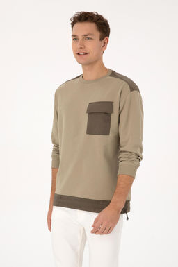 Erkek A__k Haki Sweatshirt - U.s. polo assn фото 3