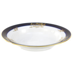 Тарелка глубокая фарфоровая Ягоды д200мм, 250мл, h40мм, гладкий край, ручная работа (Россия) - Домашняя мода фото 2