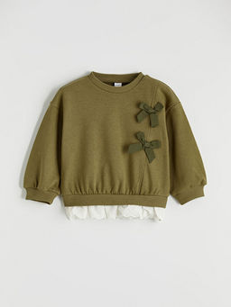 Fiyonk Detayl? K?z ?ocuk Sweatshirt