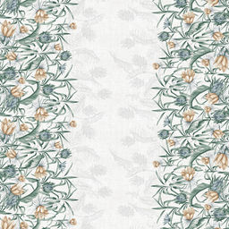 Скатерть 200х145см "Виши", длина стола до 160см, на 6-8 персон, рогожка, хлопок "Премиум" 186г/м2, упаковка классическая 28х41см, "Домашняя мода" (Россия)