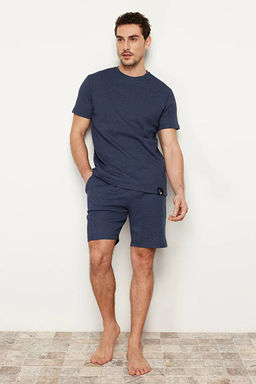 _ndigo Regular Regular Fit Waffle _rme _ortlu Kal_n Pijama Tak_m_ TMNSS23PT00036
