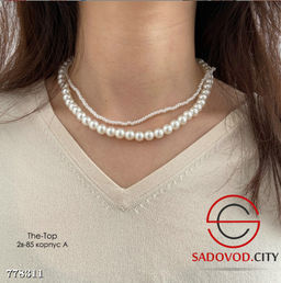 Двойное жемчужное ожерелье