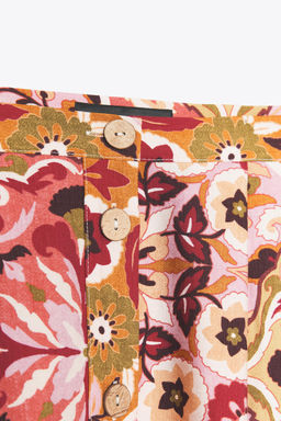 PRINTED RUSTIC MIDI SKIRT - Zara фото 8