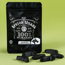 Мармелад лакричные фигурки Крутой мужик, 50 г. (18+)