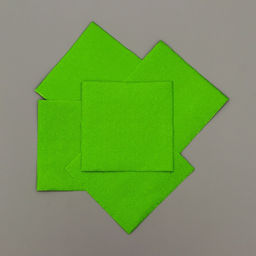 Фольга для конфет, зелёный 10×10 см, 100 шт.