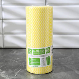 Салфетки для уборки универсальные в рулоне Доляна, 2530 см, 100 шт, вискоза, цвет МИКС  фото 2