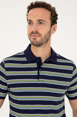 Мужская темно-синяя футболка Неожиданная скидка в корзине - U.s. polo assn фото 2