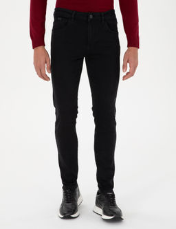 Siyah Slim Fit Jean Pantolon