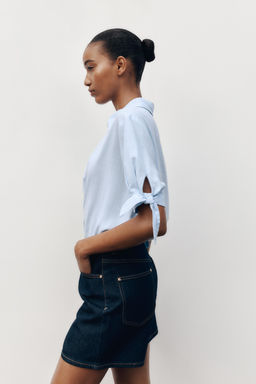 Z1975 MOM-FIT HIGH-WAIST SHORTS - Zara фото 3