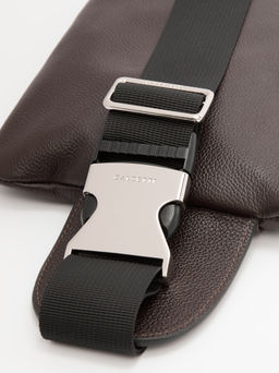 Мужская поясная сумка CALZETTI ADAM R Артикул 2435959, темно-коричневый  фото 8