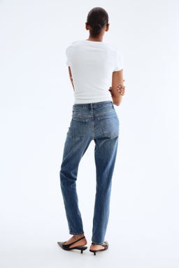 Slim Straight High Jeans - H&m фото 8
