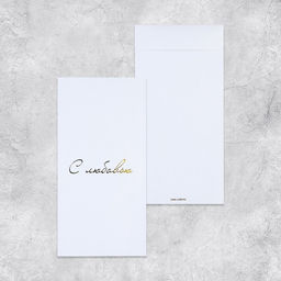 Набор подарочных конвертов «Поздравляю», 10 штук, тиснение, 11 х 22 см