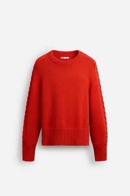 LIMITED EDITION CABLE-KNIT SWEATER - Zara фото 6