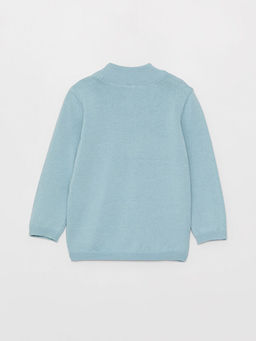 Yar?m Bal?k?? Yaka Basic Erkek Bebek Triko Kazak - Waikiki фото 3