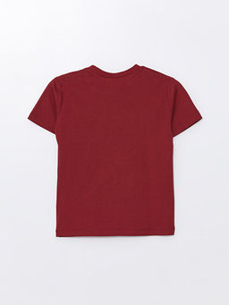 Bisiklet Yaka K?sa Kollu Bask?l? Erkek Bebek Ti??rt - Waikiki фото 2