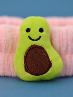 Повязка на голову "Green avocado", pink