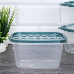 Салатник прямоугольный 3 штуки набор 17x11x9 см / P1 /уп 80/высокий - ГалеонТрейд фото 4