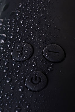 Нереалистичный вибратор WANAME D-SPLASH Storm, силикон, черный, 22,5 см