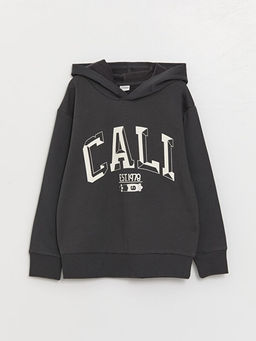 Kap??onlu Erkek ?ocuk Sweatshirt