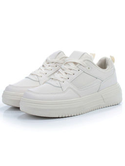 05-6180-61 BEIGE Кроссовки женские (искусственные материалы)