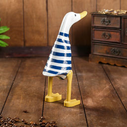 Сувенир «Утка морячок», 13×12×23 см, дерево