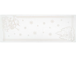 Полотенце х/б 9с23.111ж1 Снеговик и домик1(ДТЭ лён) 50х140см