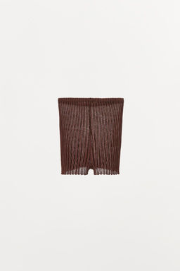 PLEATED FINE KNIT BRIEFS - Zara фото 14